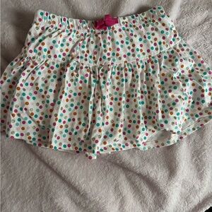 Colorful Polka Dot Kids Skort